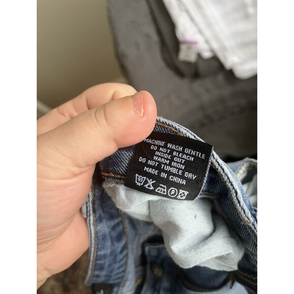 Nasty Gal High Rise Straight Leg Jeans UK Size 6 - Picture 10 of 10